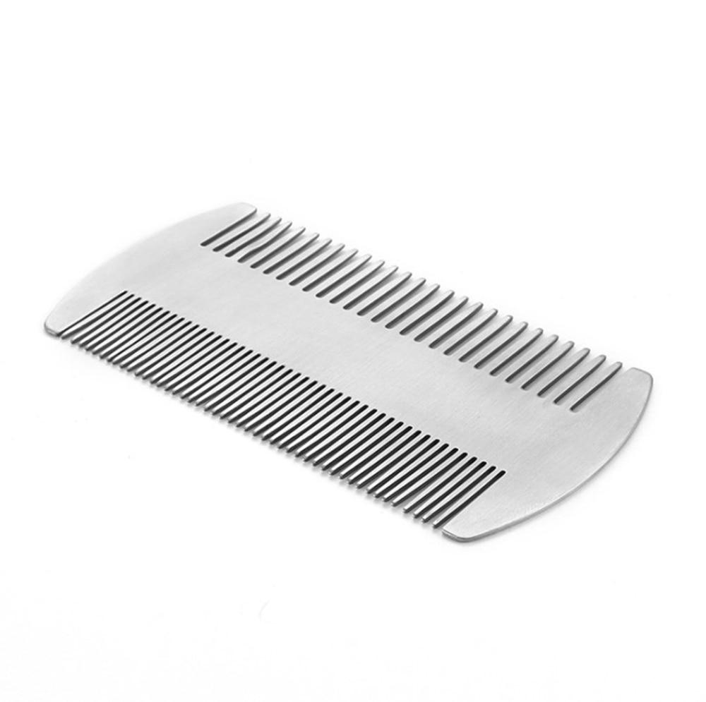 Double-Sided Stainless Steel Beard Comb GR 