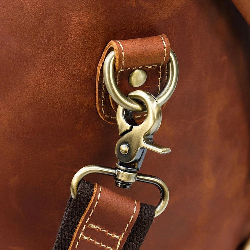 Duncan Crazy Horse Leather Duffel Bag GR 
