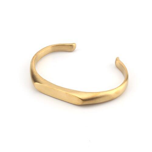 Edvin Stainless Steel Cuff Bracelet GR Gold 