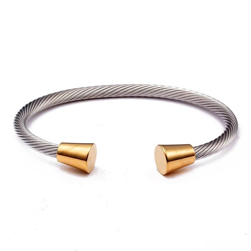 Felix Stainless Steel Cuff Bracelet GR Gold 
