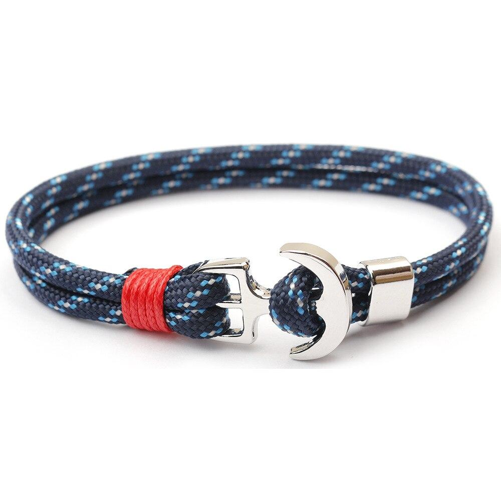 Fido Anchor Parachute Cord Bracelet Gr Blue 