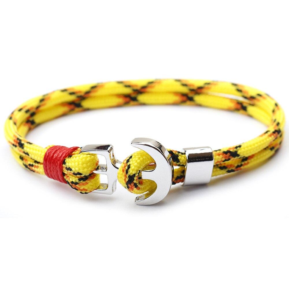 Fido Anchor Parachute Cord Bracelet Gr Yellow 