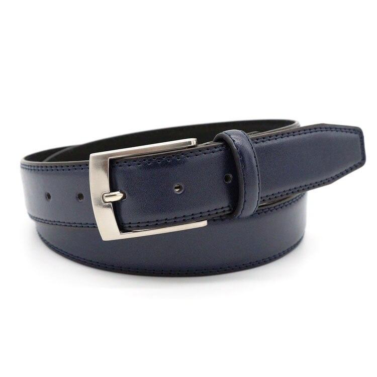 Filipo Formal Leather Belt gntlmnrls Navy Blue 125cm 
