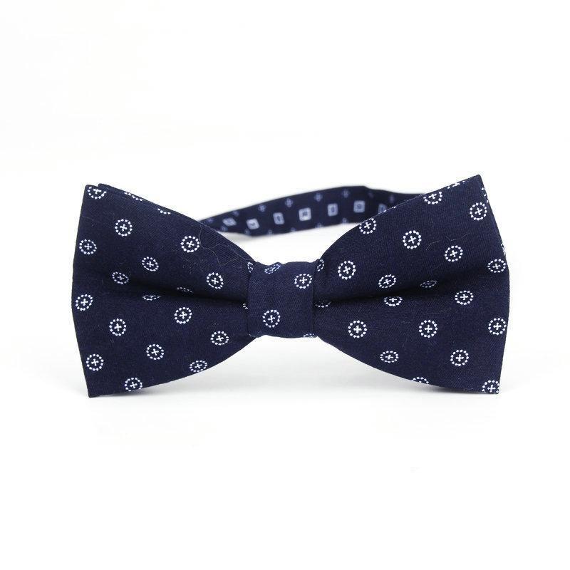 Foulard Bow Tie Pre-Tied GR Navy Blue 