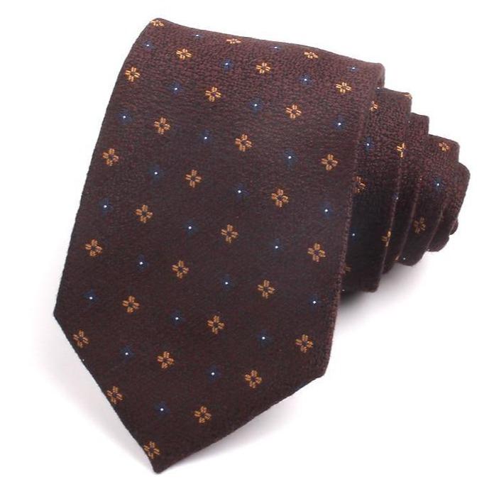 Foulard Cotton Tie GR Brown 