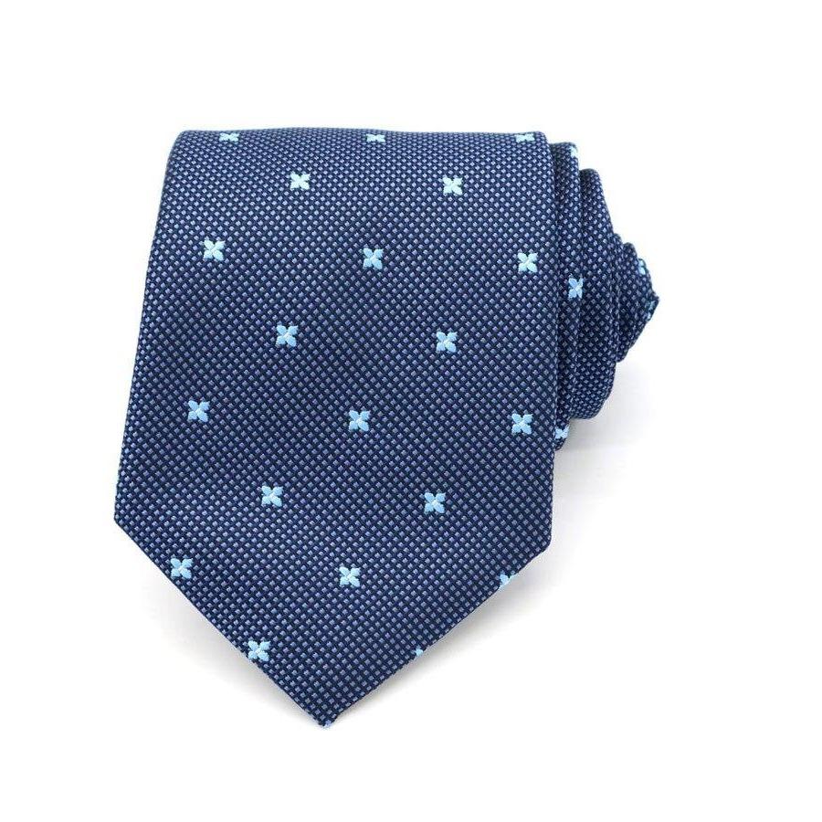 Foulard Silk Tie GR Blue 