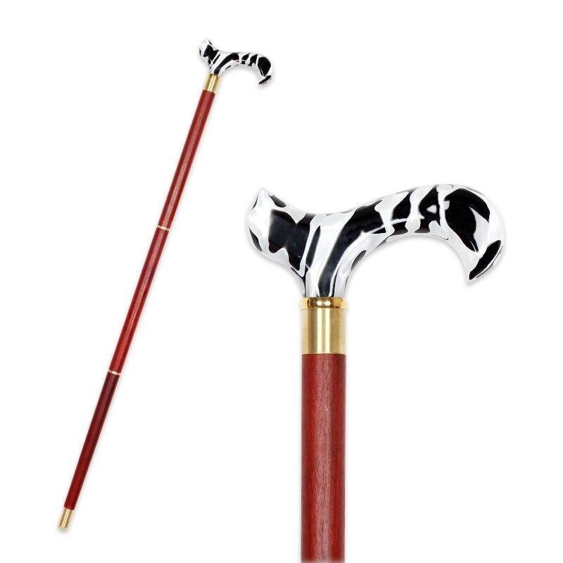 Gabriel Wooden Walking Stick With Red Brown Handle GR Brown 1 