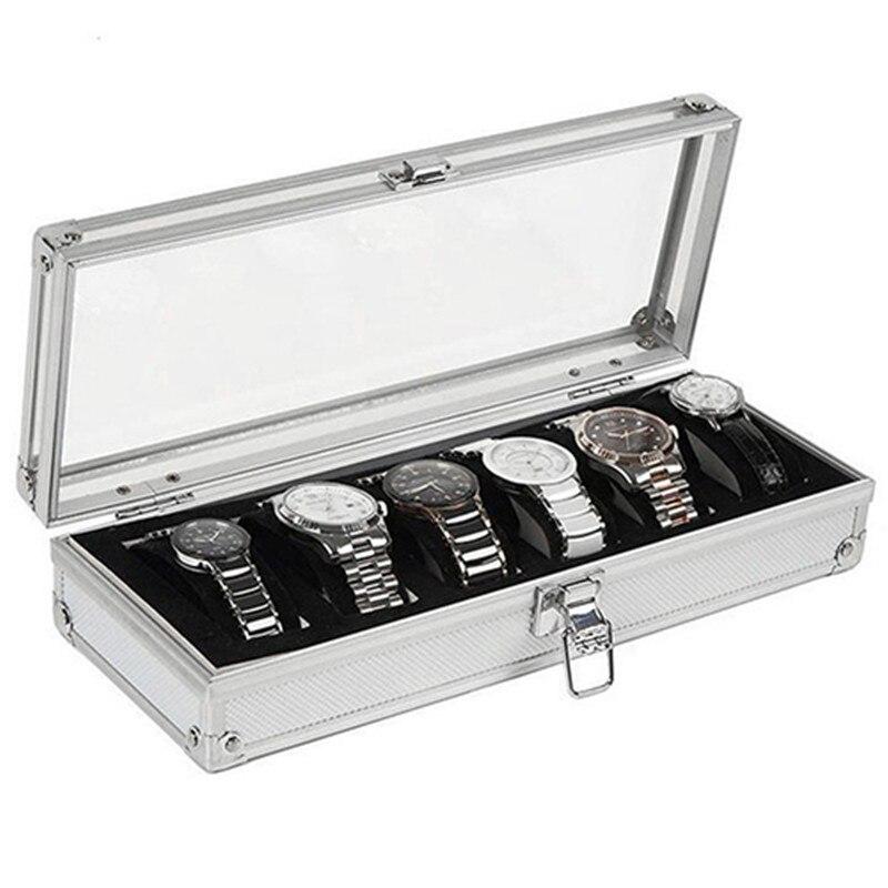 Gennaro Aluminium Watch Organizer & Safety Box 6-12 Slots GR 