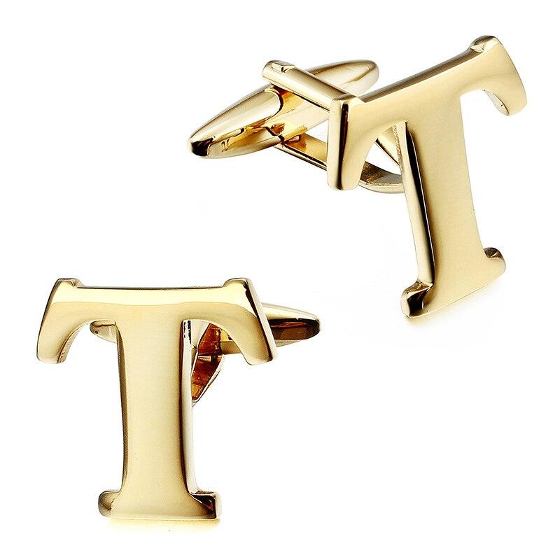 Gold-Tone Monogram Cufflinks GR T 