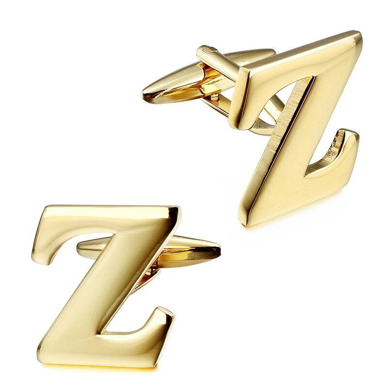 Gold-Tone Monogram Cufflinks GR Z 