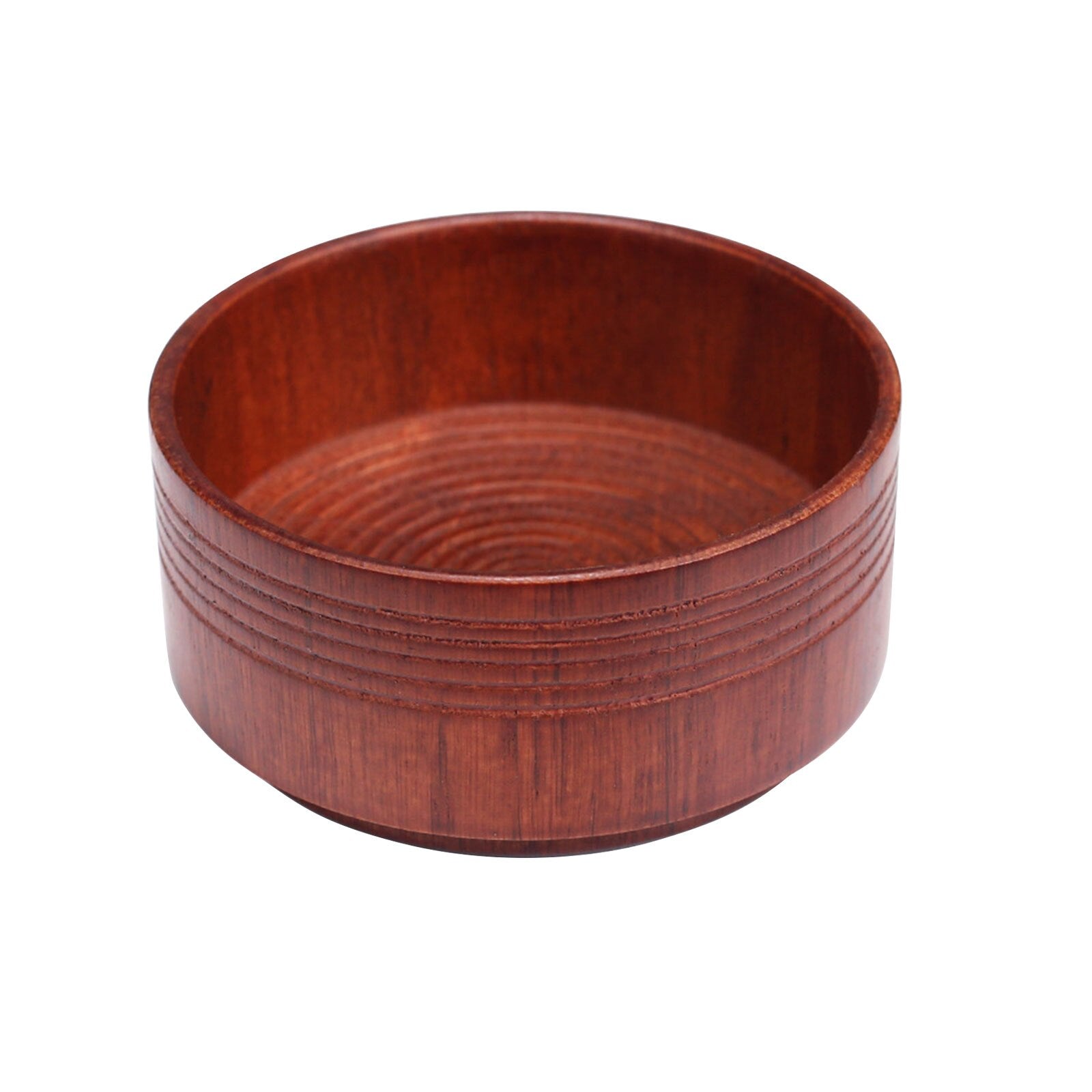 Handmade Wooden Shaving Soap Bowl GR Dark Brown 