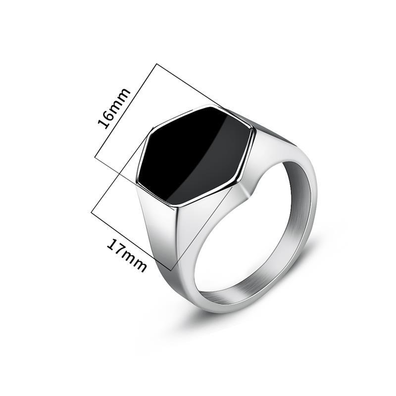 Hexagon Signet Ring GR 