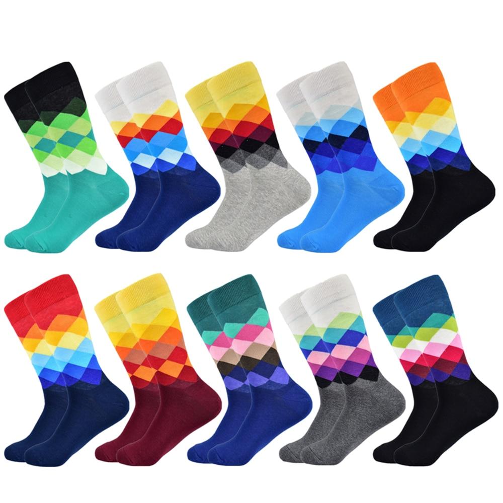 High French Cotton Casual Socks Set GR Multicolour 10 pairs US (6-9.5) EU(38-43) 
