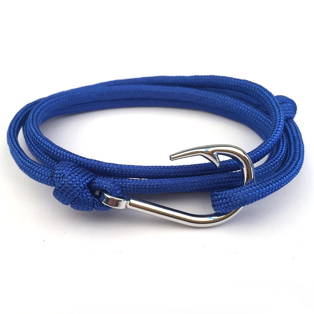 Hook Nautical Bracelet GR Blue M 