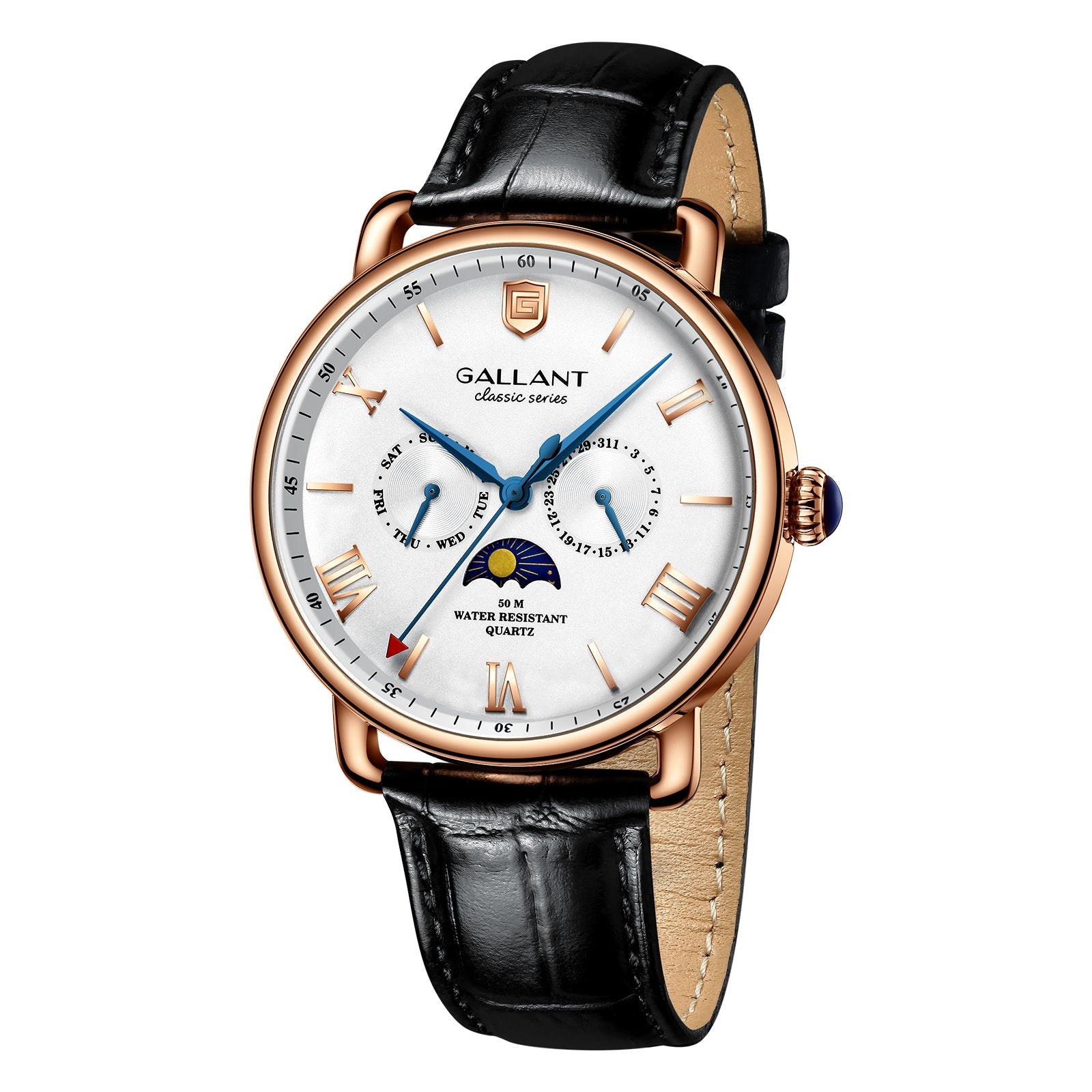Hubert Classic Moon Phase Watch Gentleman Rules