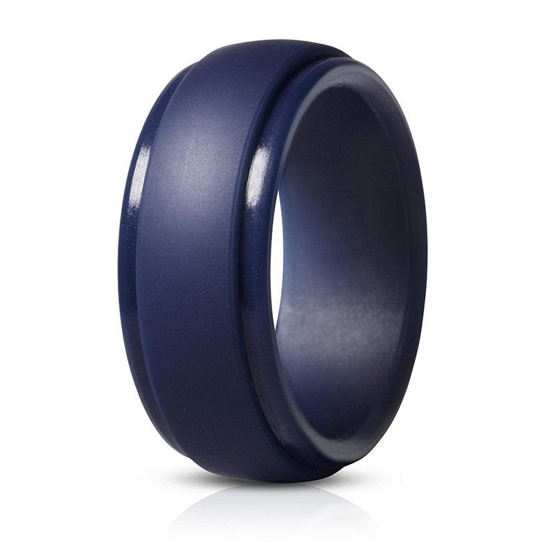 Hypoallergenic Silicone Ring GR 7 Dark Blue 