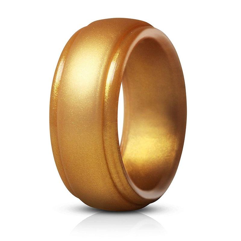 Hypoallergenic Silicone Ring GR 7 Gold 