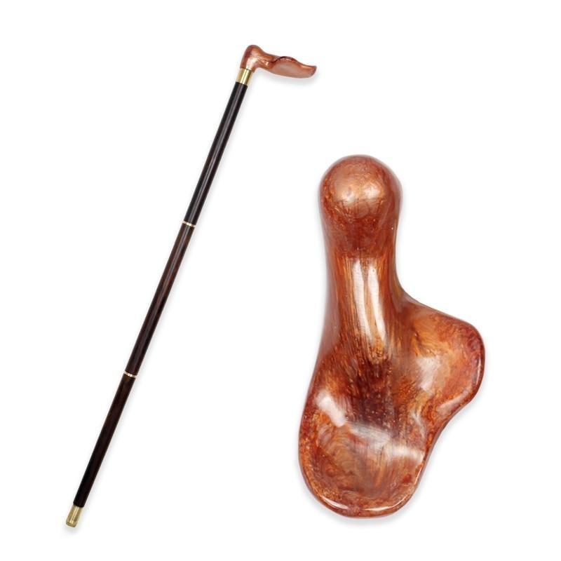 Jean Wooden Walking Stick With Brown Handle GR 