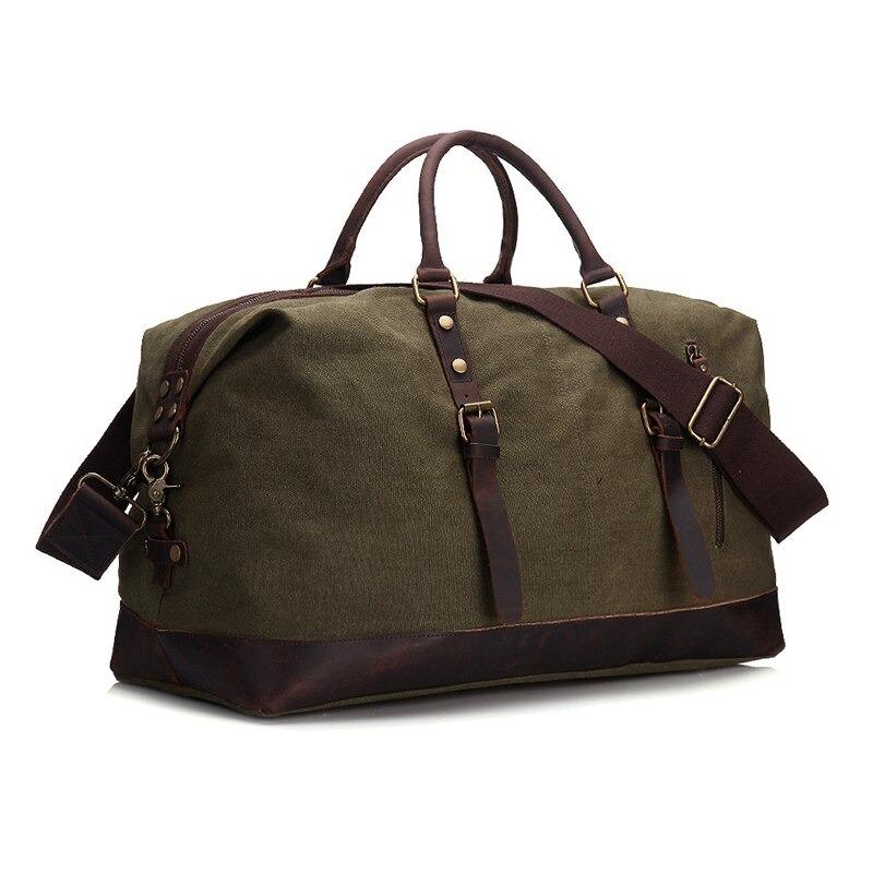 Jules Canvas & Leather Weekender Bag GR 