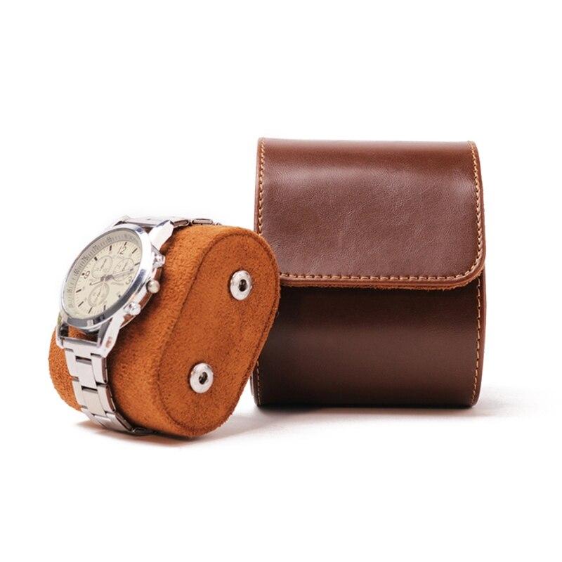 Jules Leather Single Watch Roll Case GR 