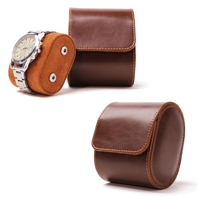 Jules Leather Single Watch Roll Case GR 