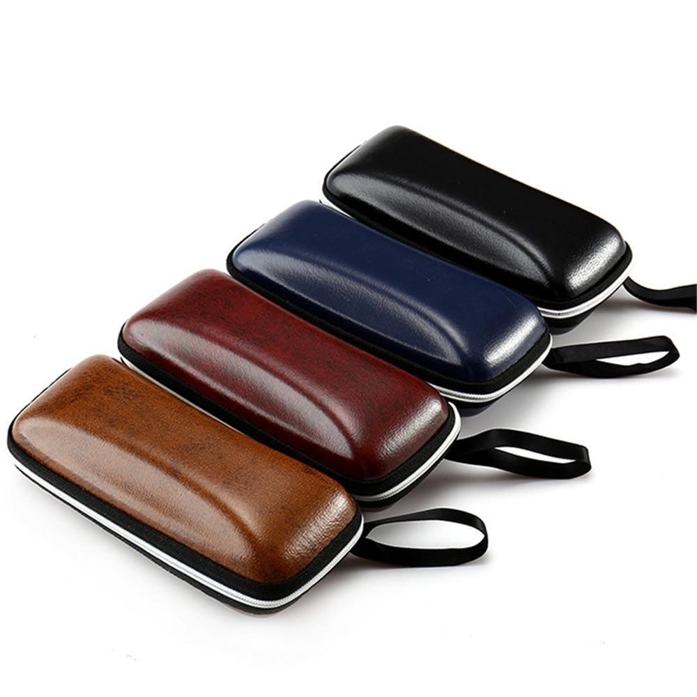 Leather Zippered Sunglass Case GR 