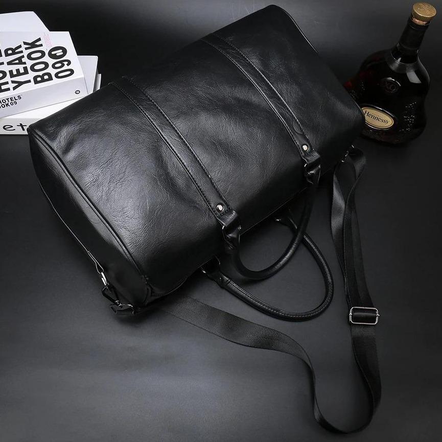 Lewis Minimalist Leather Duffel Bag GR 