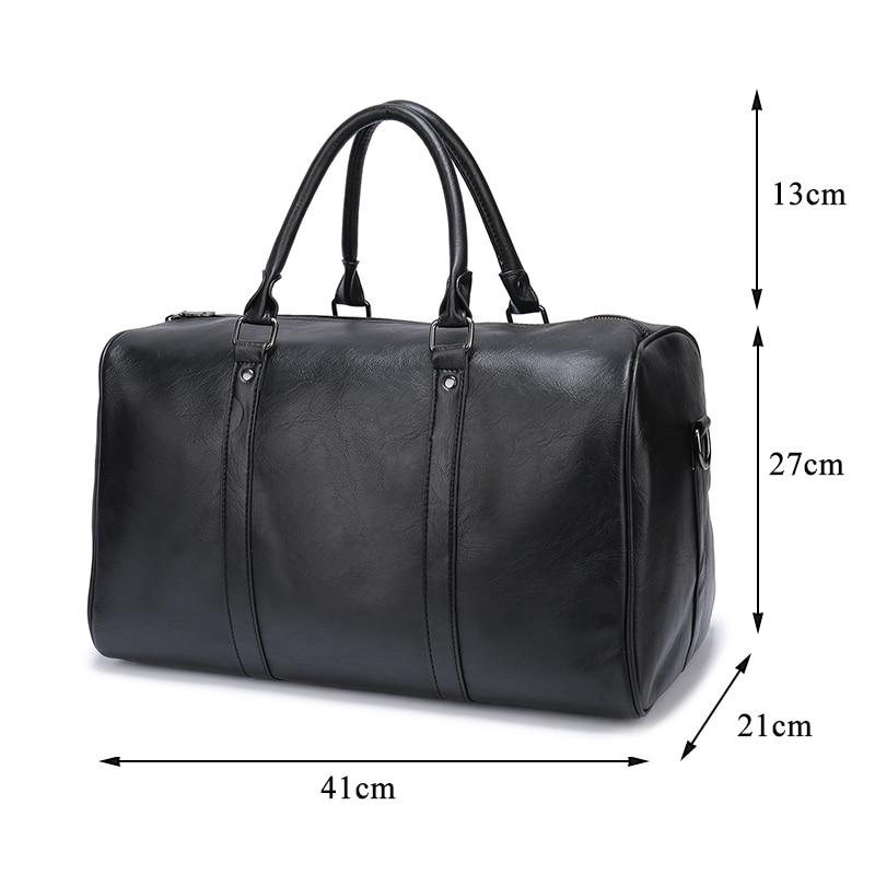 Lewis Minimalist Leather Duffel Bag GR 