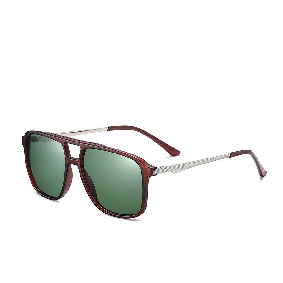 Livorno Polarized Sunglasses GR Brown Green 