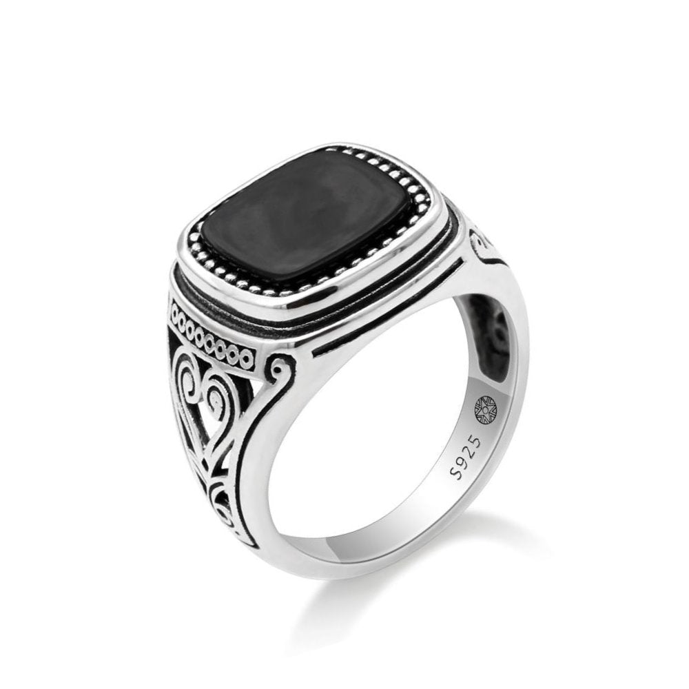 Magnus 925 Sterling Silver Signet Ring | Gentleman Rules