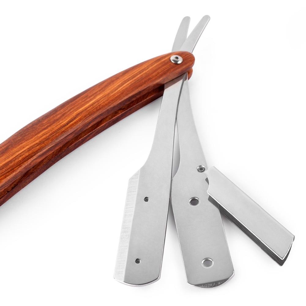 Manetto Shavette Straight Razor With Wooden Handle | Gentleman Rules