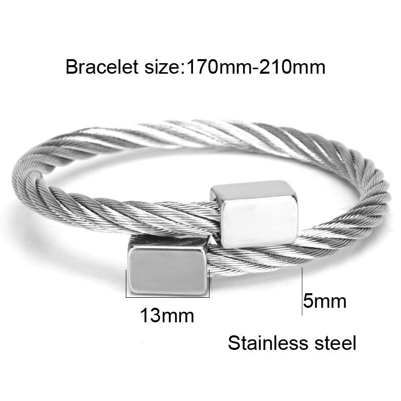 Mario Stainless Steel Cuff Bracelet GR 