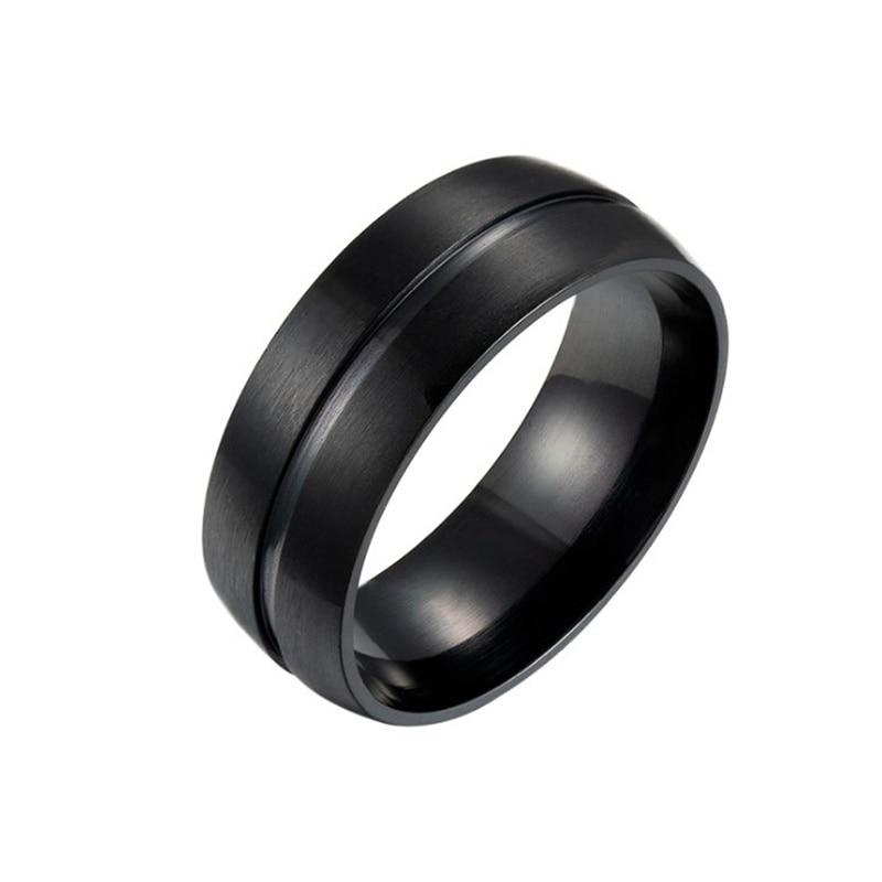Matte Black Stainless Steel Ring GR 6 