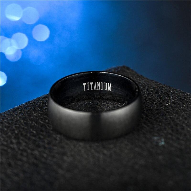 Matte Black Titanium Ring GR 