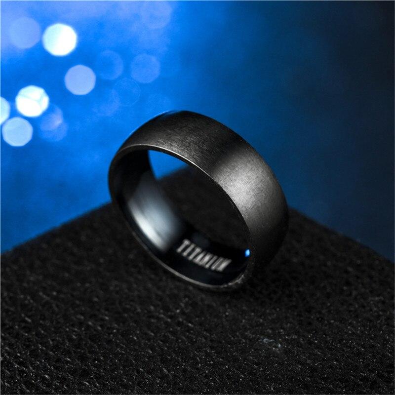 Matte Black Titanium Ring GR 