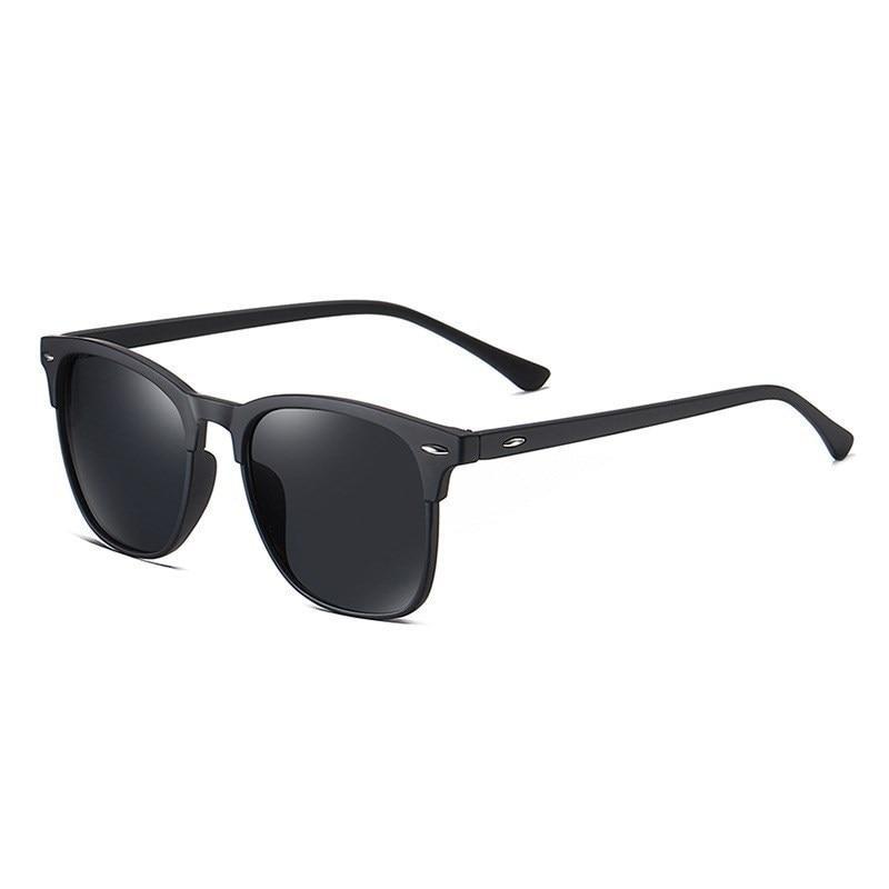 Matteo Polarized Black Sunglasses GR Silver Black 