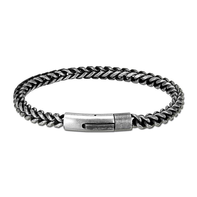 Mattias Stainless Steel Chain Bracelet GR 5mm 19cm 