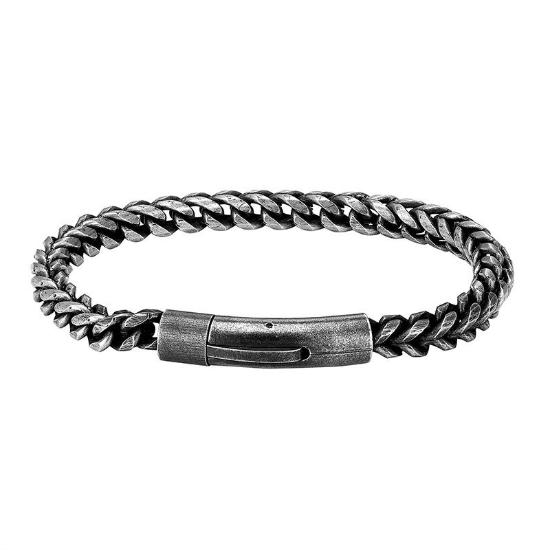 Mattias Stainless Steel Chain Bracelet GR 6mm 19cm 
