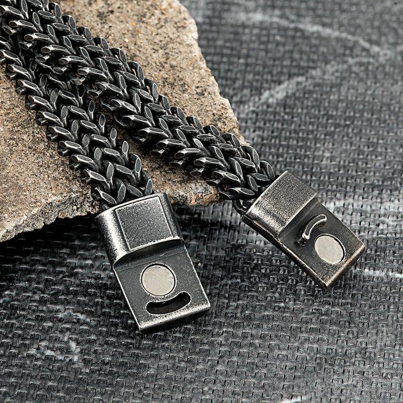 Mattias Stainless Steel Double Chain Bracelet GR 