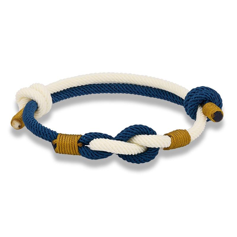 Nautical Knot Bracelet GR Blue 