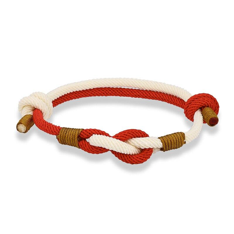 Nautical Knot Bracelet GR Red 