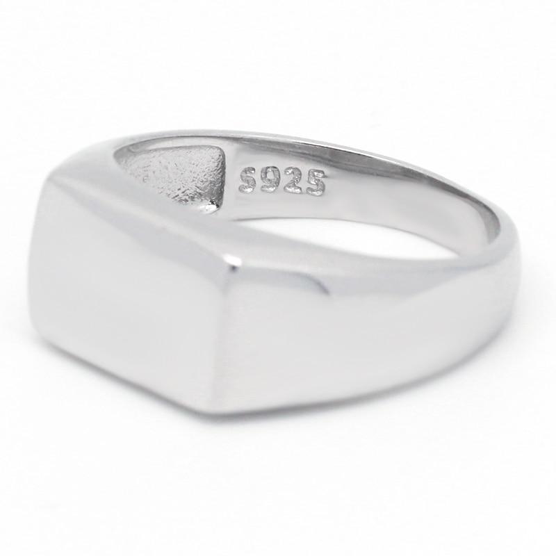 Noah 925 Sterling Silver Signet Ring GR 