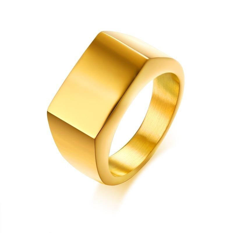 Noah Signet Ring GR 8 Golden 