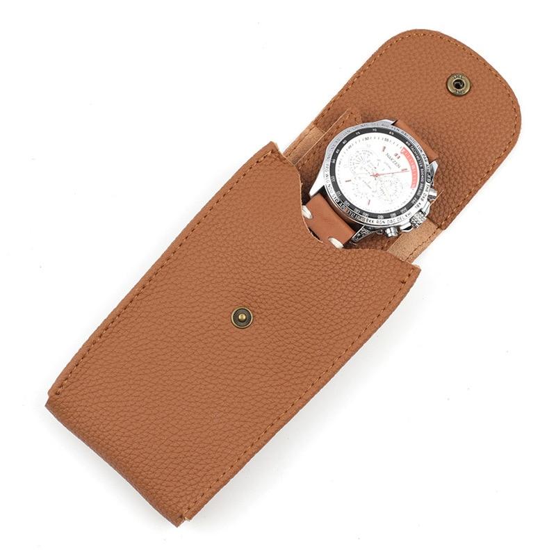 Noe Soft Leather Single Watch Travel Case GR 