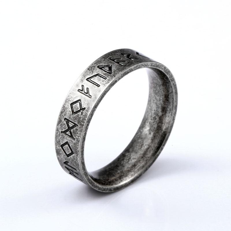 Odin Viking Rune Ring GR 7 6 mm 