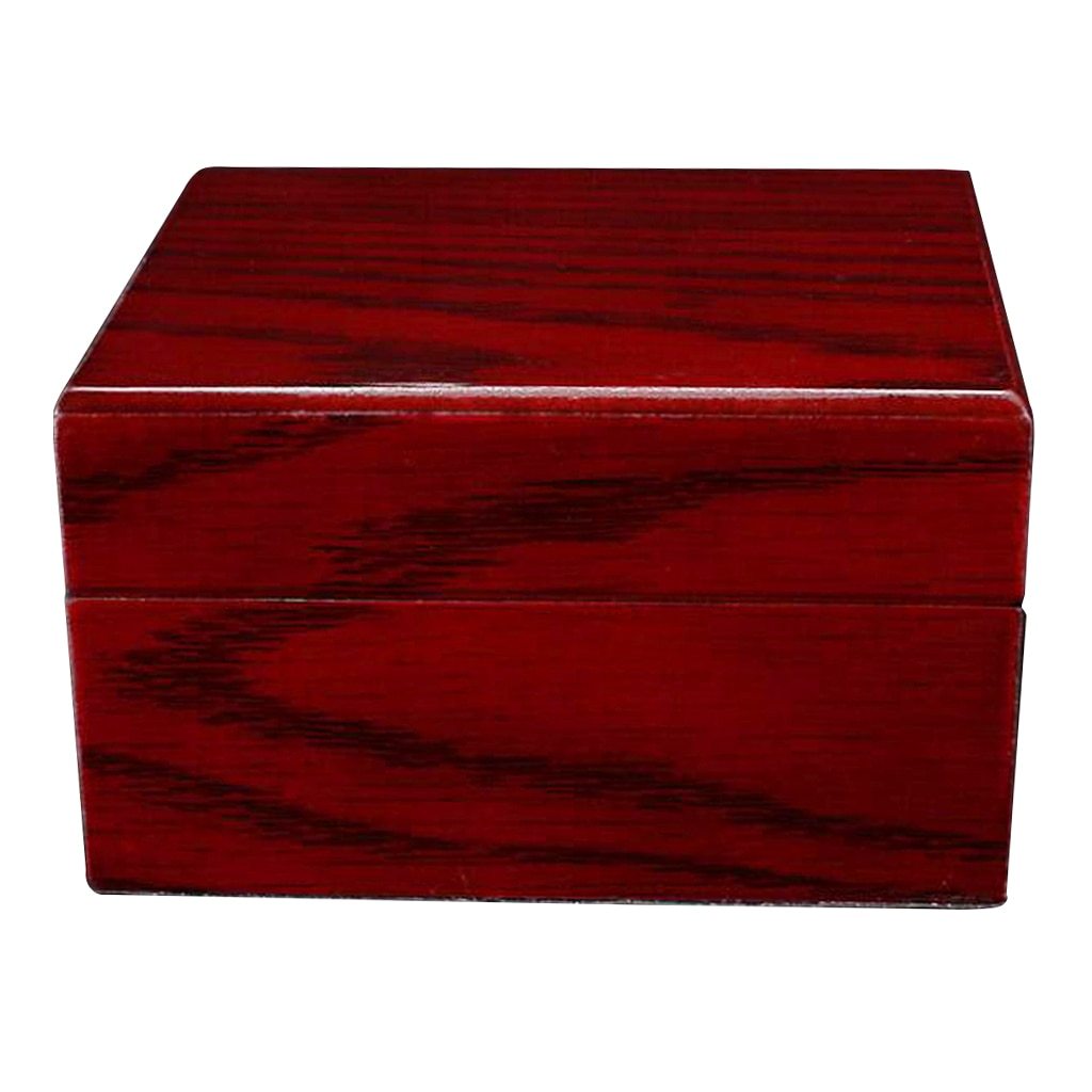 Orlando Red Wooden Watch Box gntlmnrls 