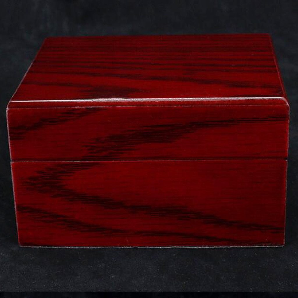 Orlando Red Wooden Watch Box gntlmnrls 