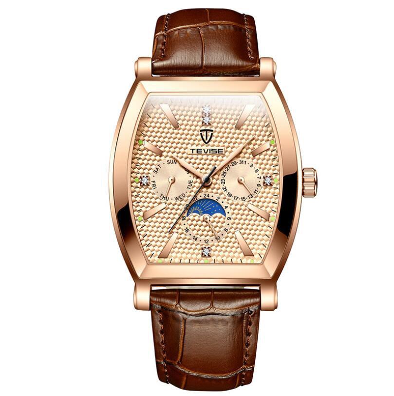 Orville Elegant Classic Watch Tevise Rose Gold 