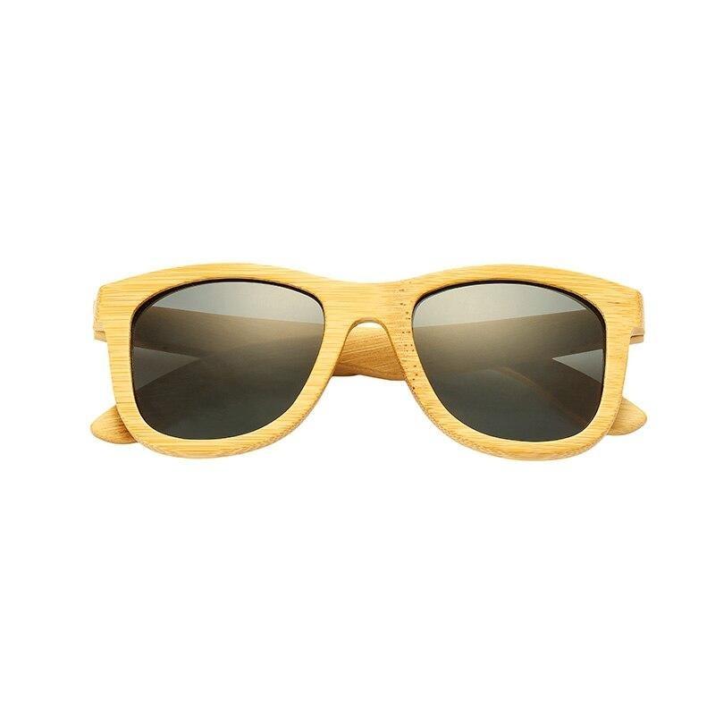 Panama Retro Polarized Bamboo Sunglasses GR 