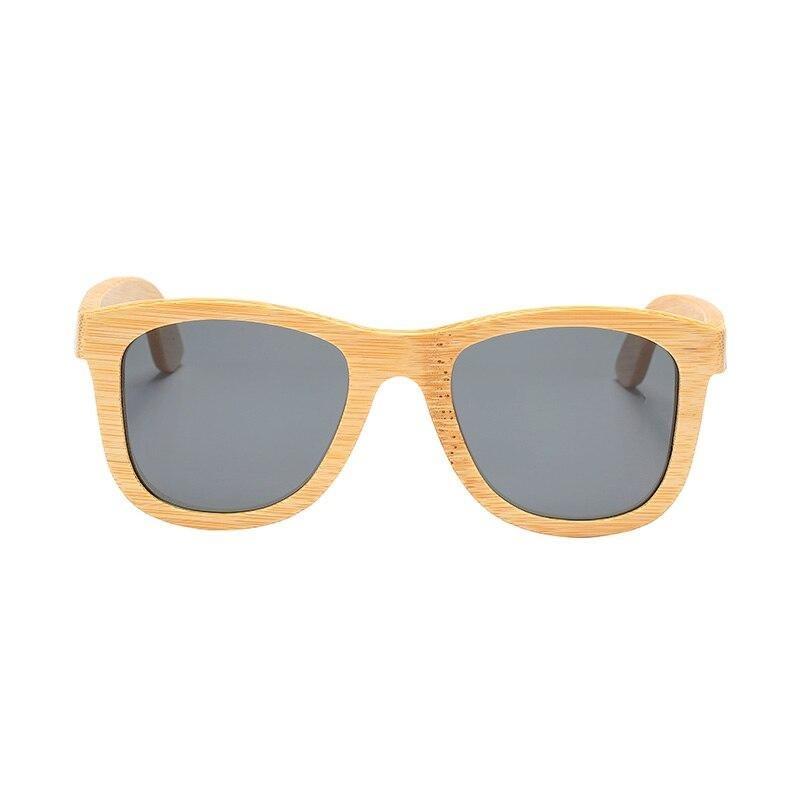 Panama Retro Polarized Bamboo Sunglasses GR 